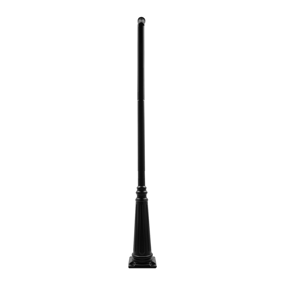 3.8 Meters Outdoor Split-type Light Post With Sturdy Ground Cage For Sidewalks