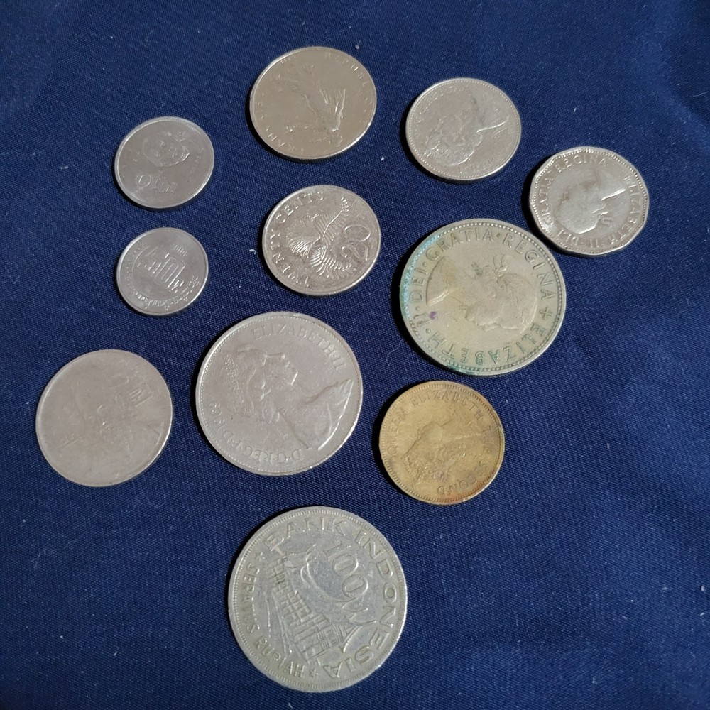 11 Foreign Coins