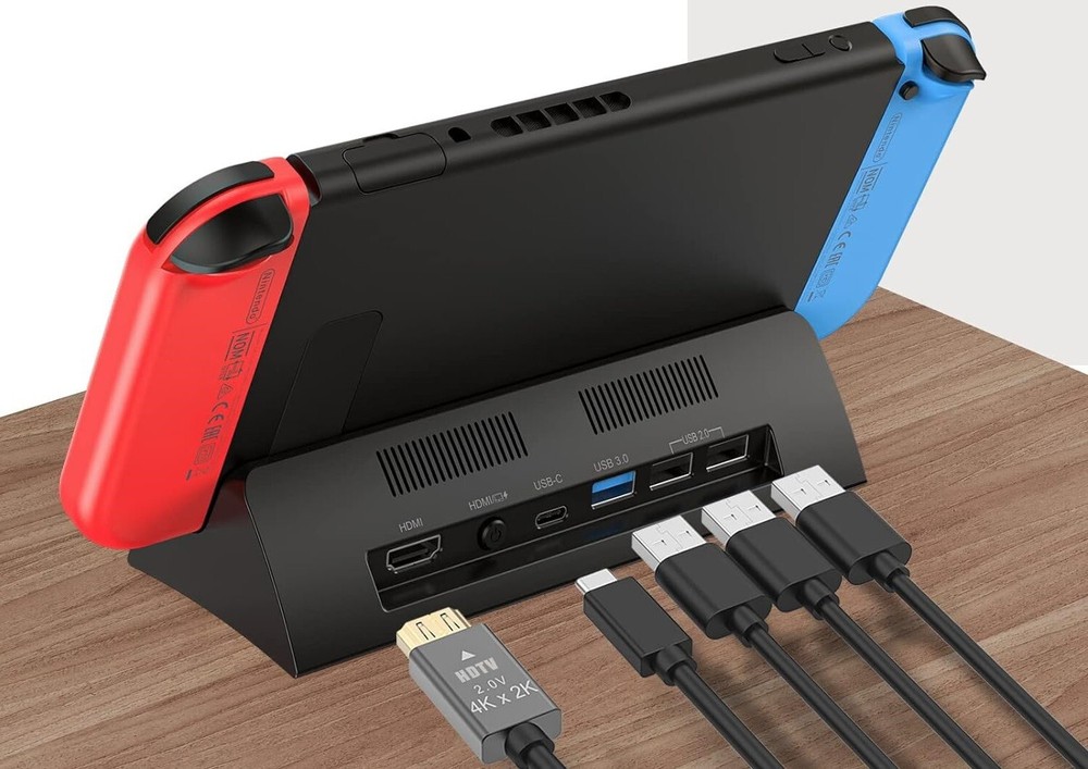 p2 BSSING TV Dock Station for Switch/Switch OLED, Replacement