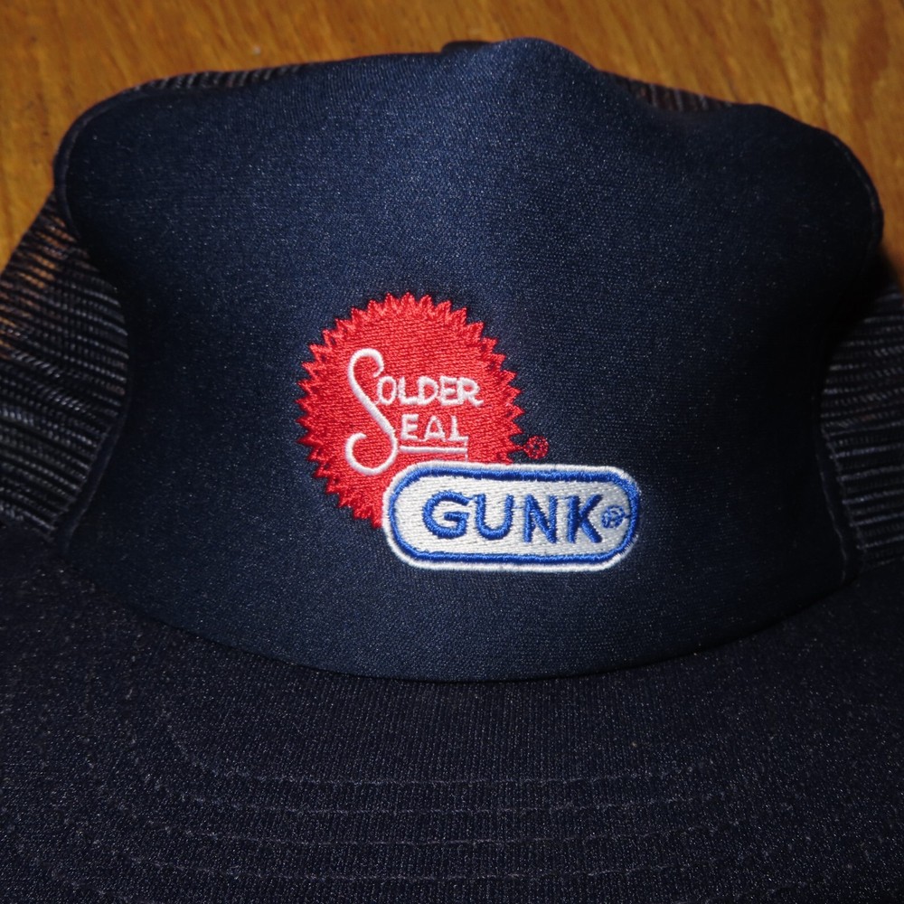 Vintage Solder Seal GUNK (Adjustable Snap Back) Mesh Cap