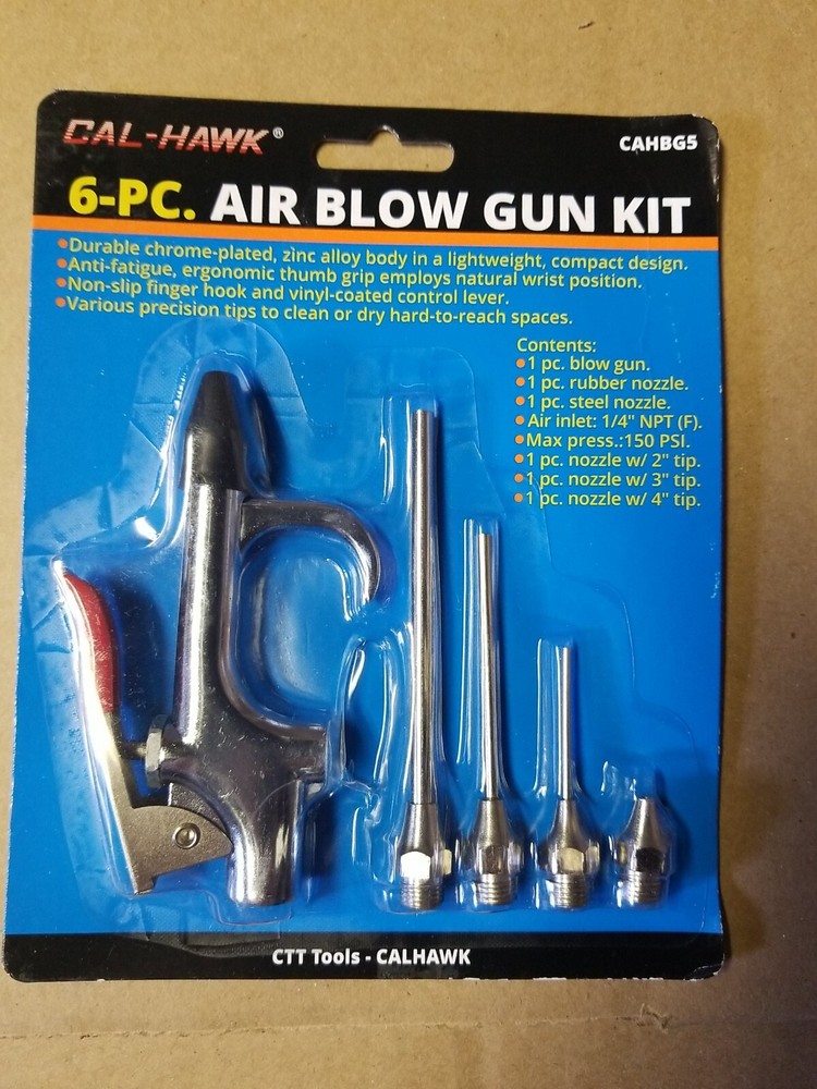 6-pc. Air Blow Gun Kit