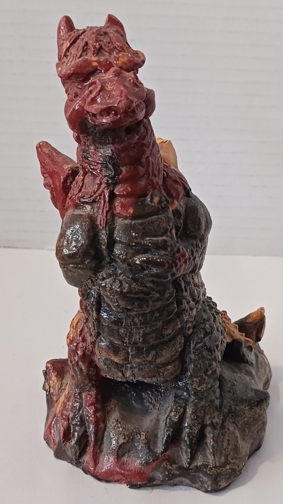 Vintage Mythical Dragon Figurine