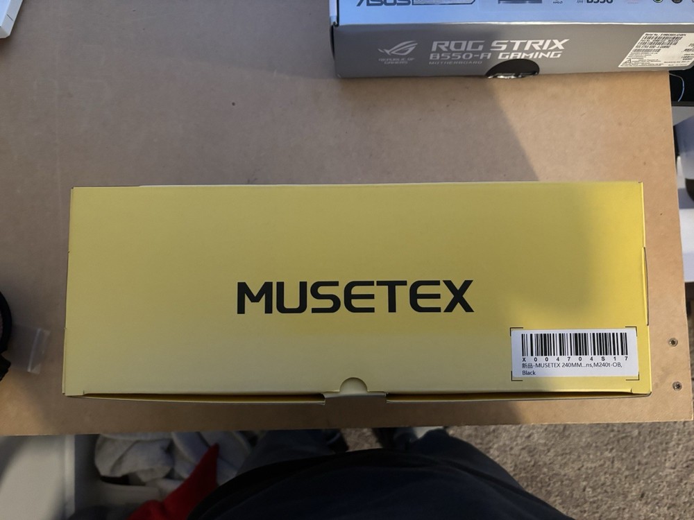 MUSETEX 240MM LIQUID CPU COOLER BLACK