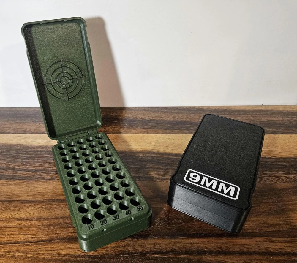 9MM Ammo Box Storage - 50 Rounds