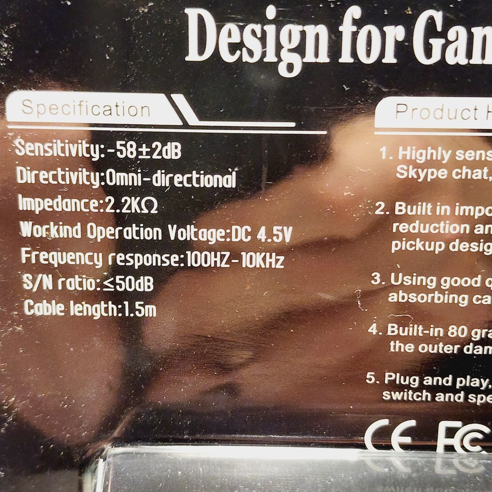 Gaming Microphone Computer Laptop Notebook PC USB Plug Ancel Brand New