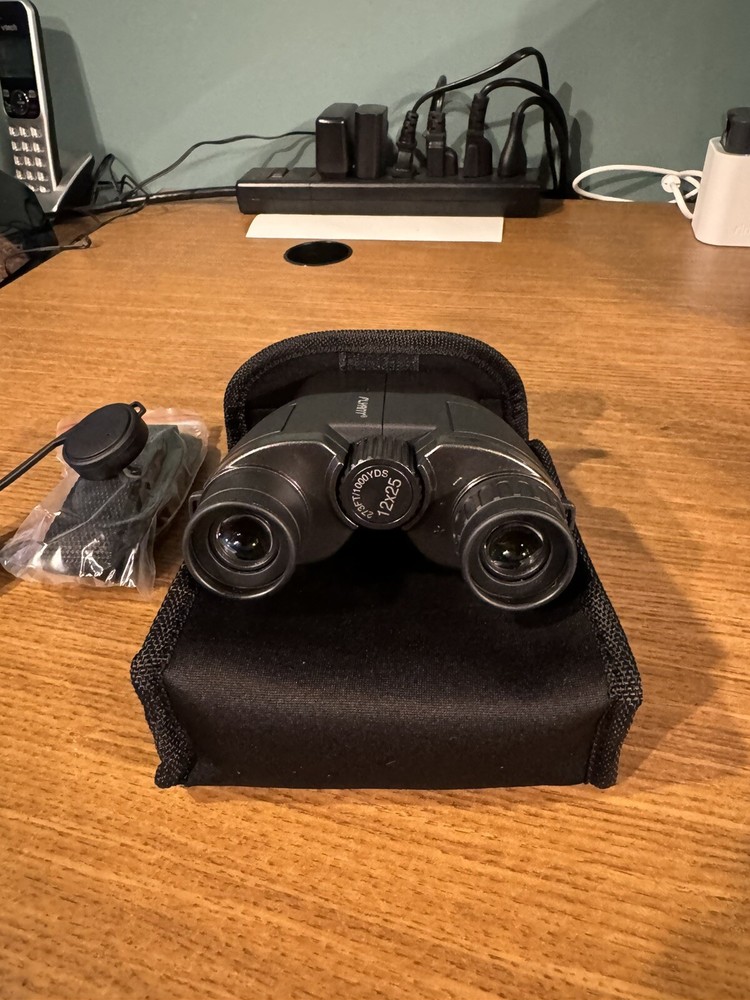 12X25 High Powered Binoculars for Adults, Compact Binoculars Clear Low Light