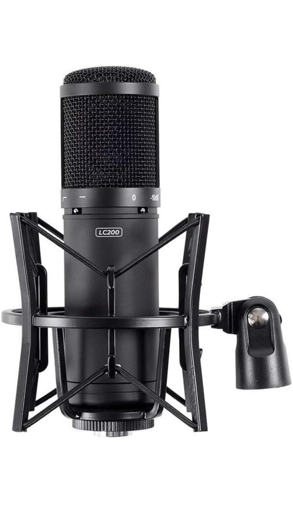 Monoprice Large Studio Condenser Microphone Mult-Pattern With 34mm Capsule.