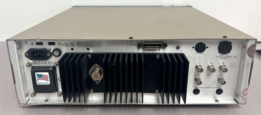 Boonton 8201 100 kHz to 2.5 GHz Frequency Range, Modulation Analyzer