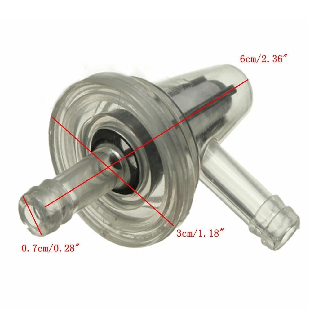 Motorcycle Right Angle 90?? Fuel Filter Plastic Replacement 6cmX3cm