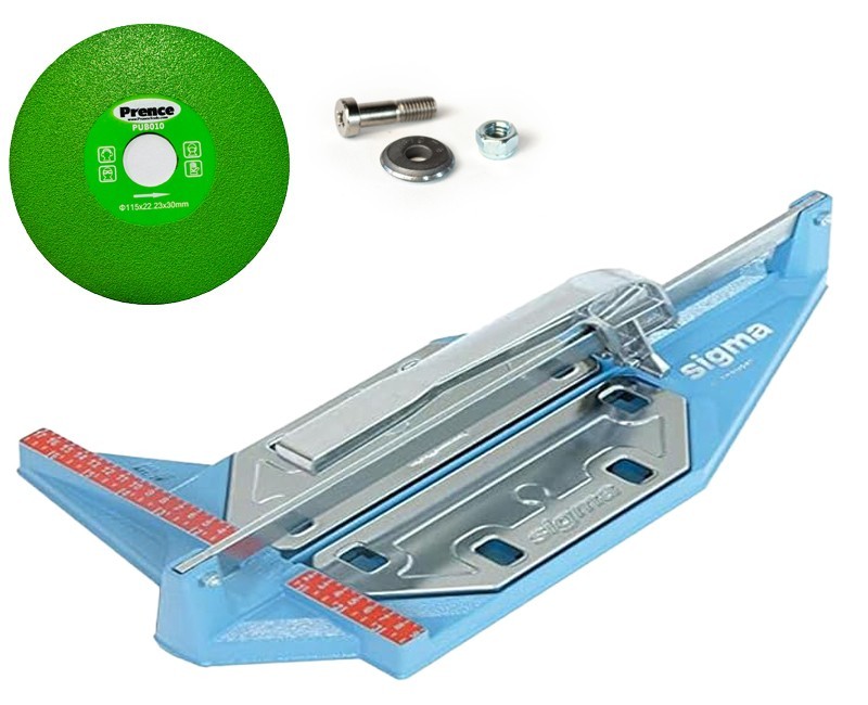 SIGMA 7F 14” Pull Tile Cutter + Scoring Wheel & Multi Blade SHIPS FROM USA