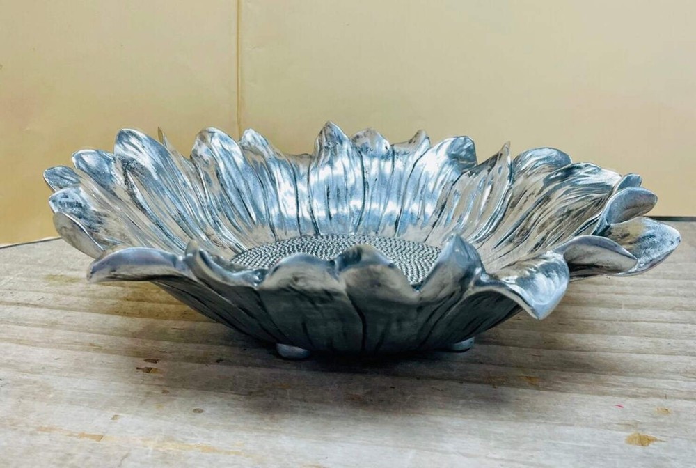 UTTERMOST SILVER SUNFLOWER BOWL