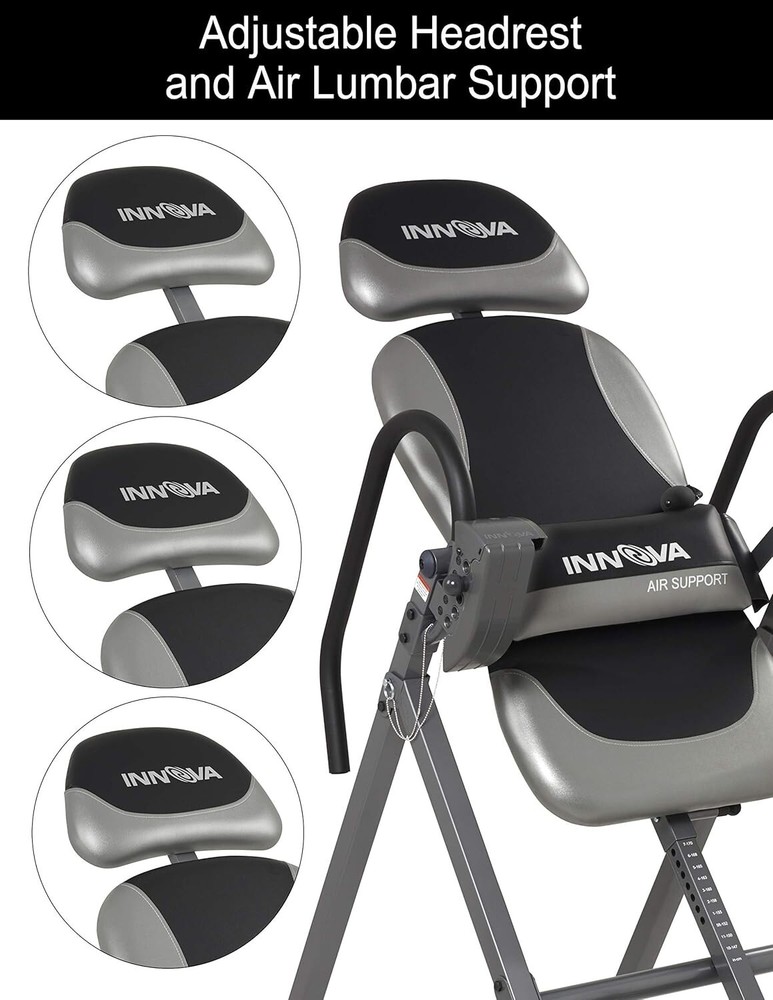 Innova Inversion Table with Air Lumbar Support - Adjustable & Ergonomic Design
