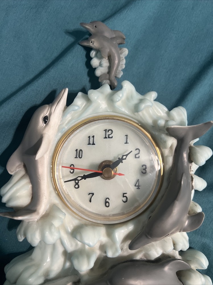 Dolphin Clock Desk