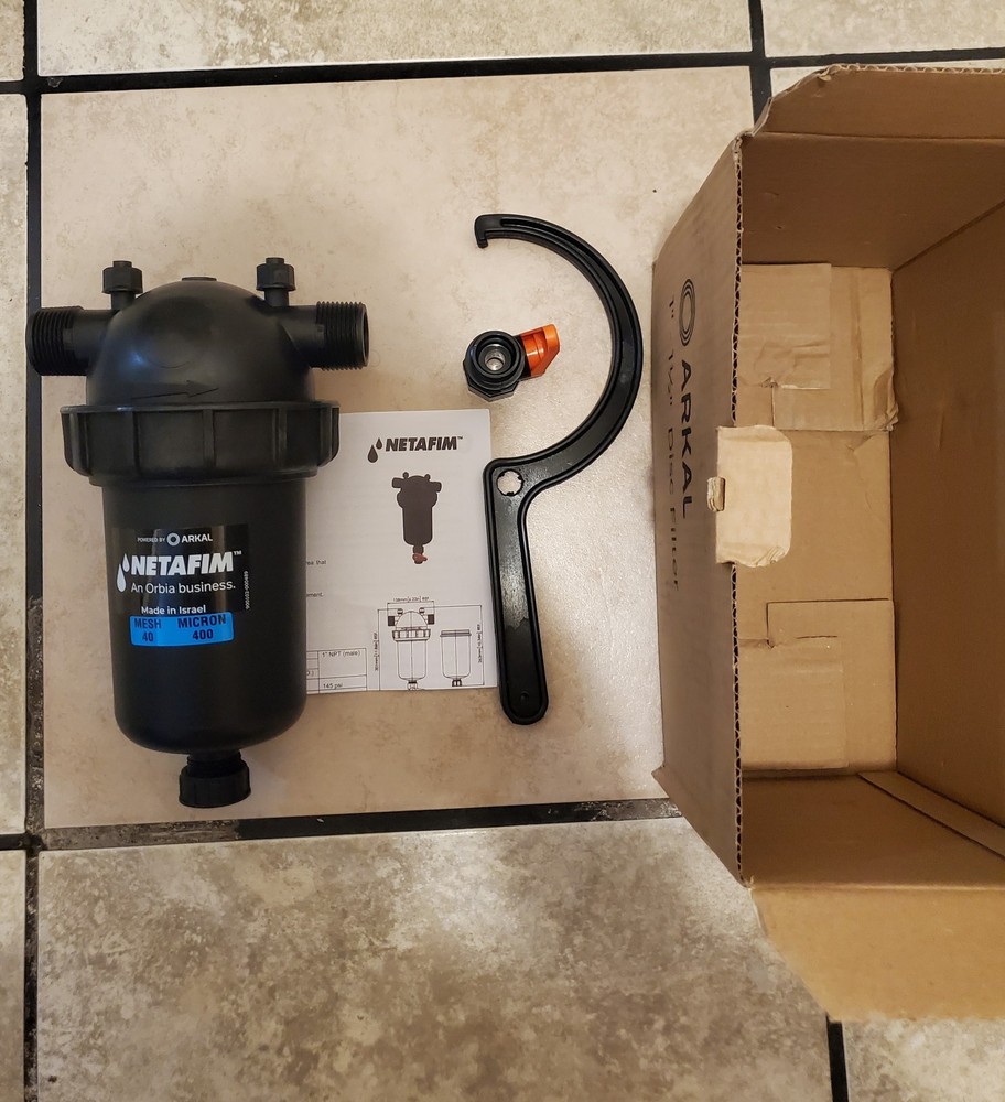 Netafim 140 Mesh Disc Screen Filter 1" DF100-040- New