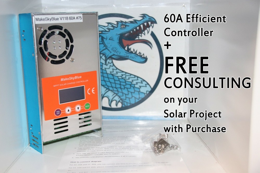 Off Grid Solar Charge Controller 60A MPPT Compact Efficient WITH FREE CONSULTING