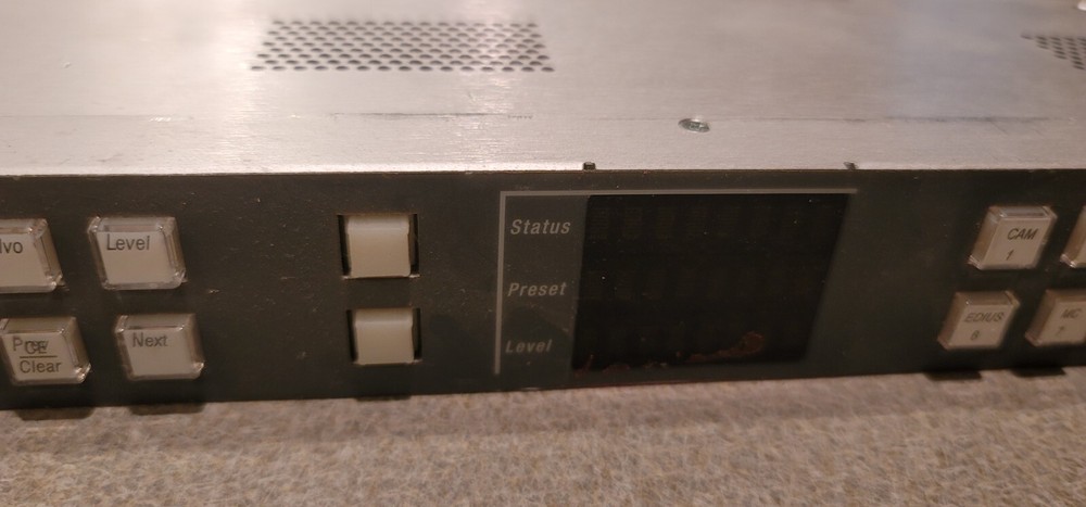 Grass Valley Encore PRE-XY Universal XY Programmable Control Panel 1u rackmount