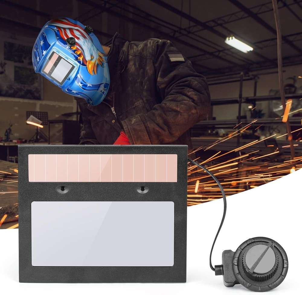 Auto Darkening Welding Lens, Welding Helmet Replacement Lens Solar Panel Welding