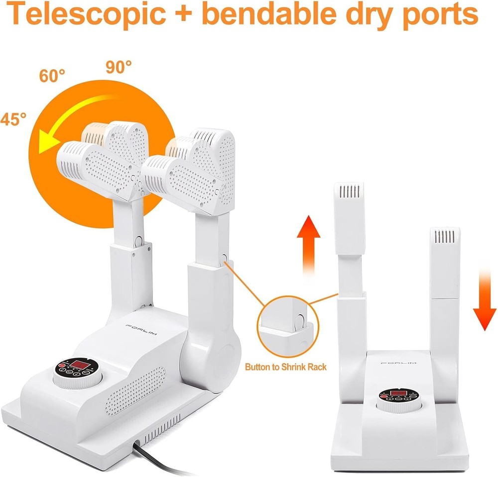 Upgraded Temperature Control] Shoe & Boot Dryer for Work Boots with 24-Hour D...