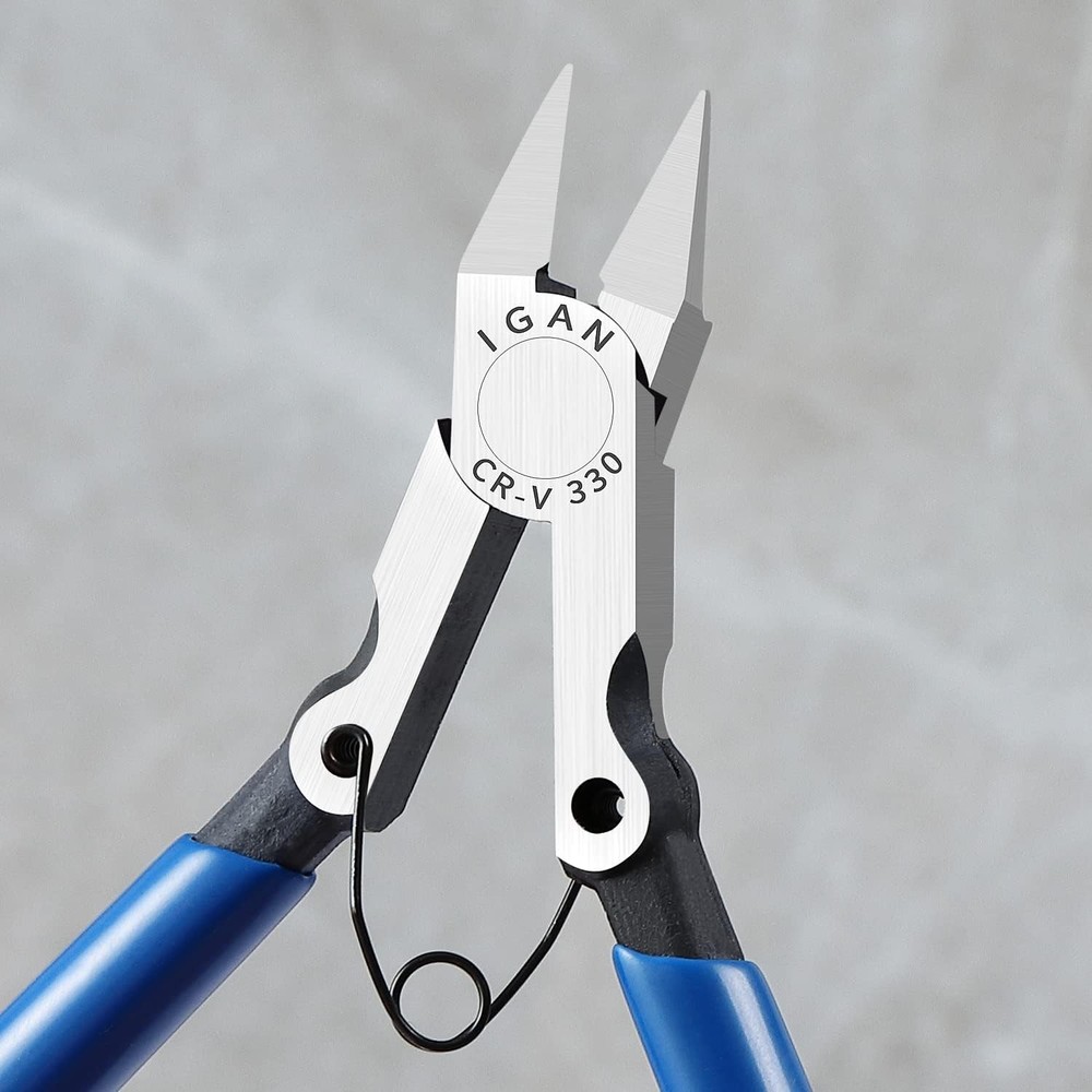 IGAN-330 Flush Cutters, Precision Wire Cutter, 5''x1, Blue