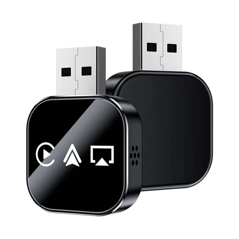 Bluetooth CarPlay Wireless Adapter 3-in-1 USB Dongle for iOS Plug Play Type-C