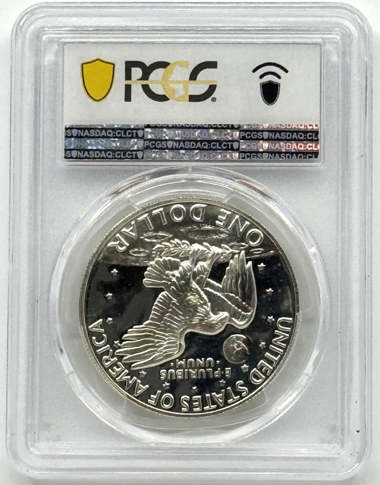 1973-S Eisenhower (Ike) Proof Silver Dollar PCGS PR69DCAM Blue Label