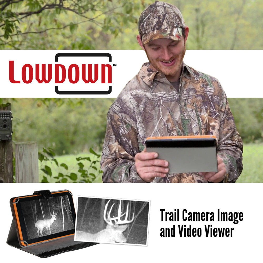 LOWDOWN 2 Trail Camera Image and Video Viewer with Shoulder Bag Bundle