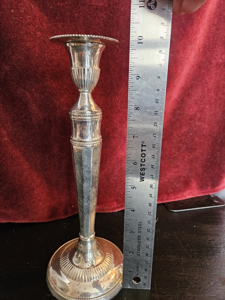 Candlesticks Paradigm Silverplate Neoclassical 10 " India