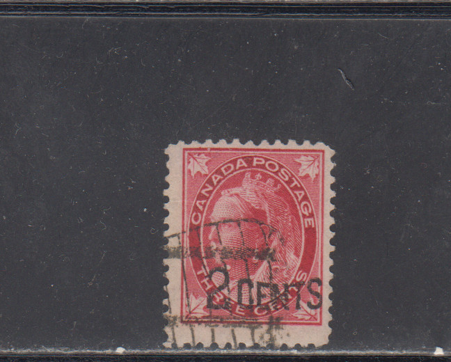 CANADA - 1899 - USED - SCOTT # 87  SURCHARGED