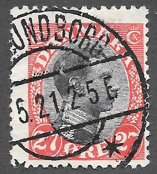 Denmark (1918) - Scott # 110,   Used
