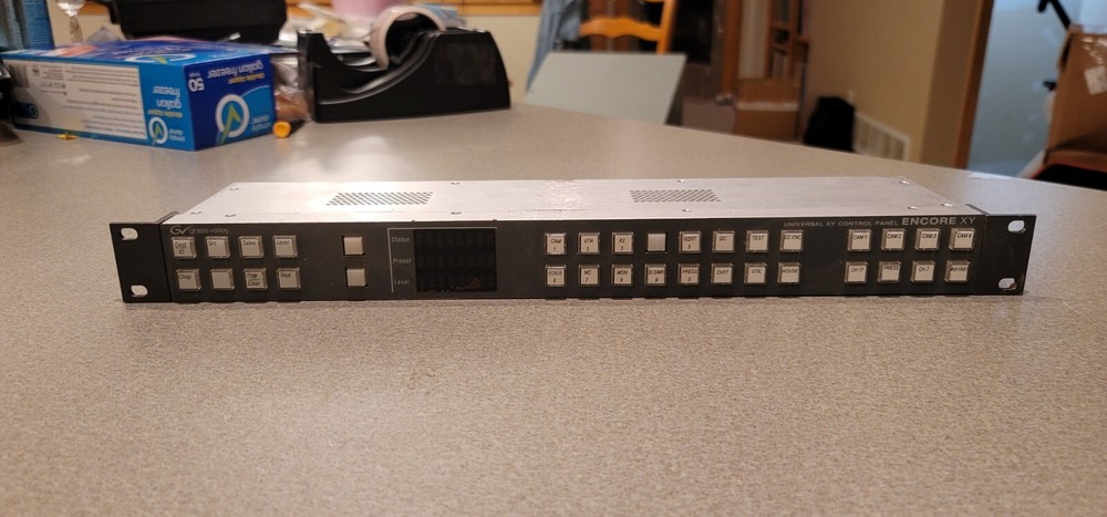 Grass Valley Encore PRE-XY Universal XY Programmable Control Panel 1u rackmount