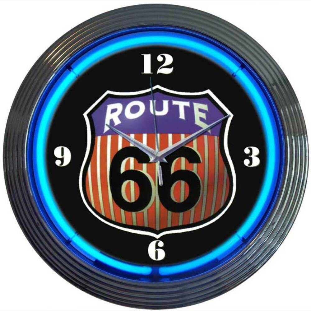 Neonetics 8RT66R Route 66 Round Neon Clock