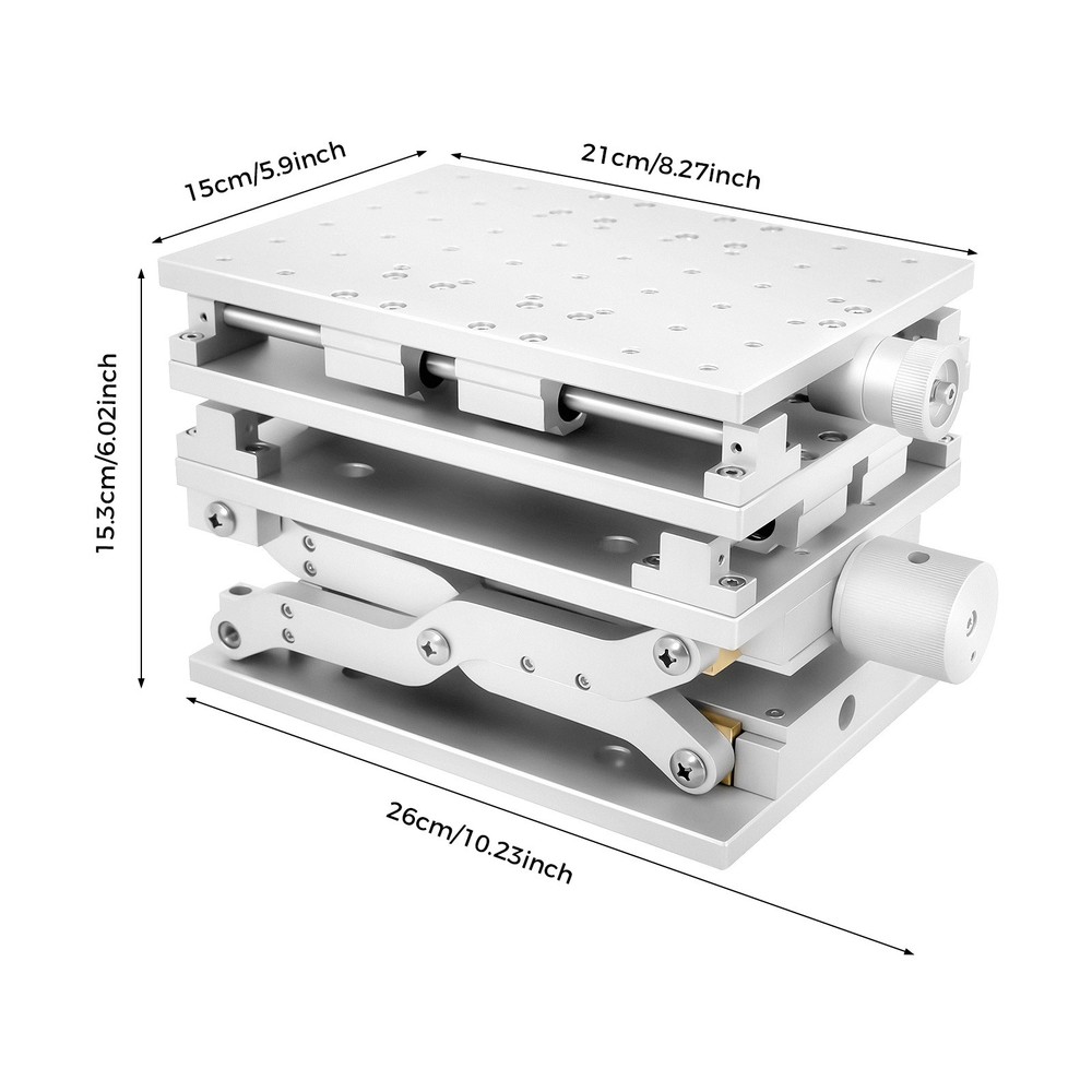 XYZ Axis 3D Workbench 3 Axis Moving Work Table Laser Marking Machine Optical Lab