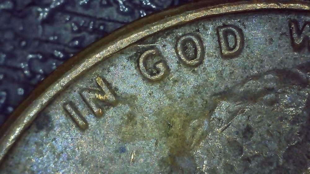 1979 D Lincoln Penny error repunched mintmark