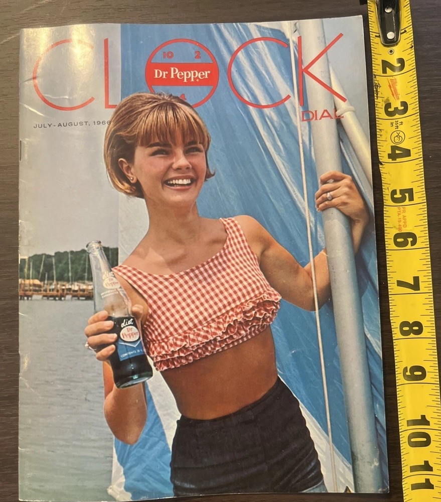 Vintage Fr. Pepper Clock Dial Magazine