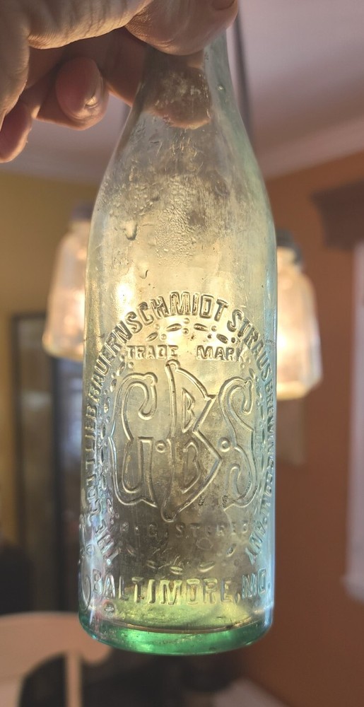 Mold Error Pre-Pro Beer Bottle GBS Baltimore MD Crown Top Uncommon