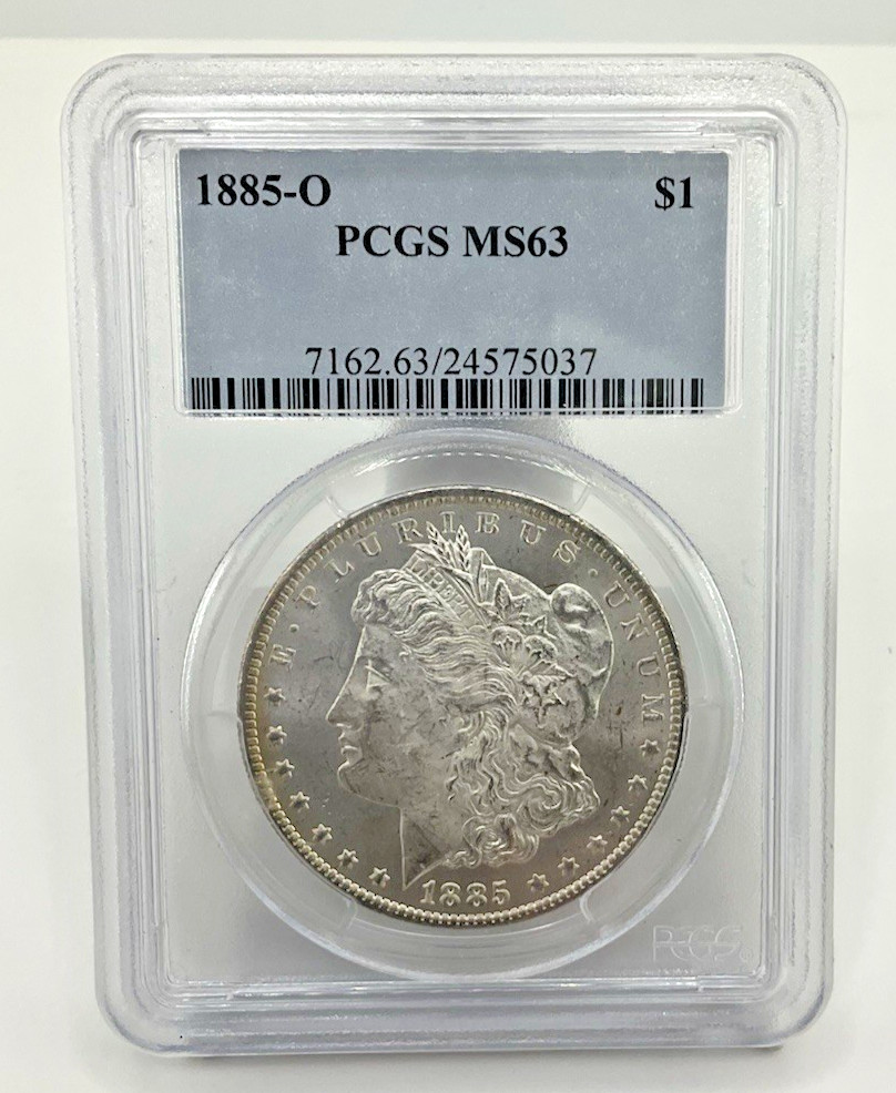 1885-O $1 MS63 PCGS