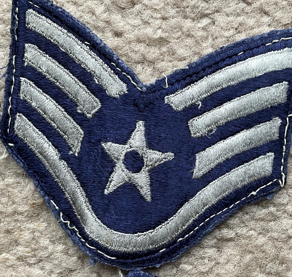Korean War US Air Forces 3 Staff Sergeant Patches