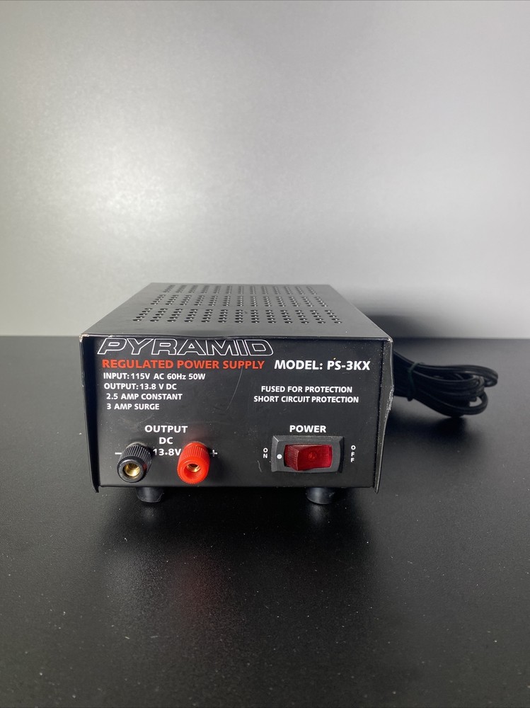 Pyramid 3-Amp 12-Volt Power Supply PS3KX