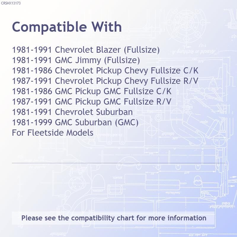 Replacement Driver Side Tailgate Trunnion (See compatibility Chart)