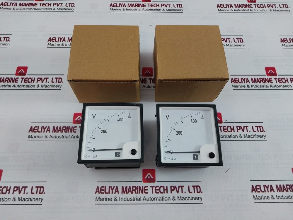 RISHABH INSTRUMENT 0-500 V 90D DC Voltmeter