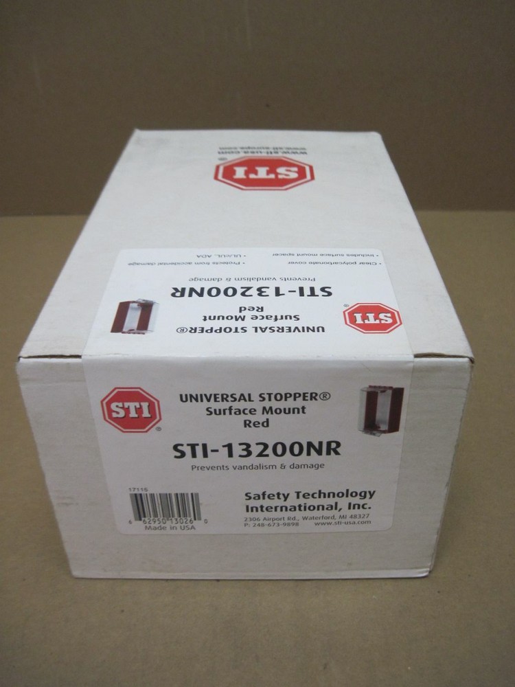 STI STI-13200NR Universal Stopper Surface Mount Red
