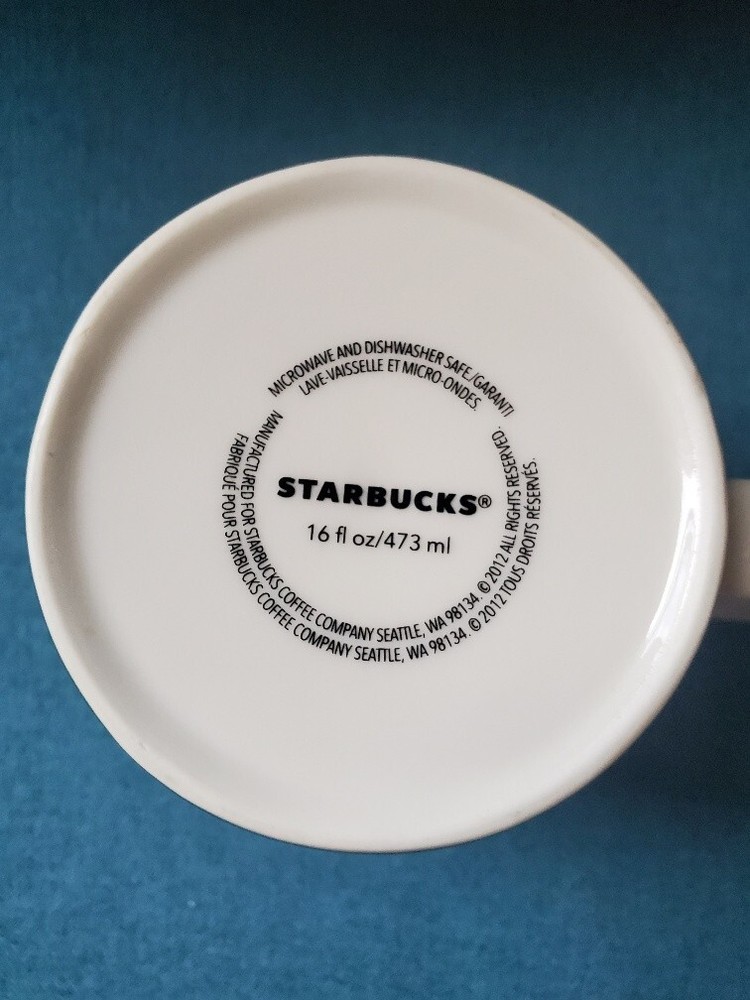 2012 Starbucks Coffee "Atlanta" Ceramic Coffee Mug