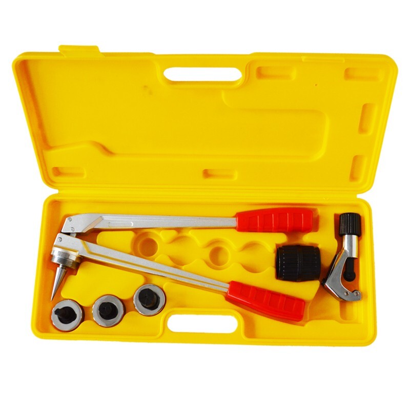 Manual Pipe Expander Expanding Tool Kit Three Expansion Heads