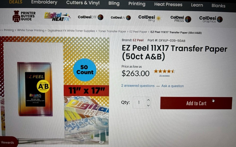 OKI Pro8432WT Digital Heat FX White Toner Printer