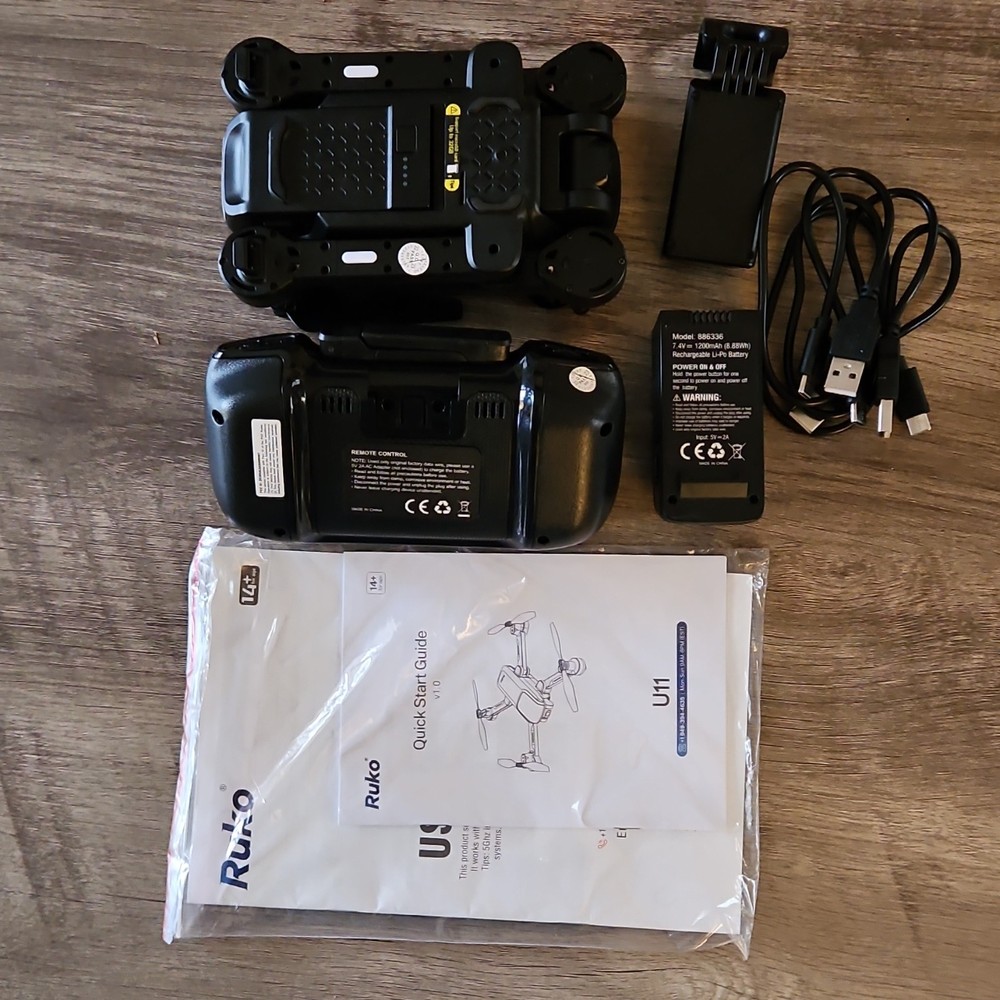 Ruko U11 GPS Camera Drone Ready to Fly Kit with Controller and 2 Batteries