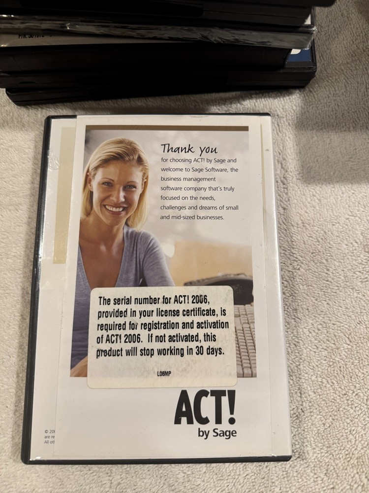 Act! Premium for Workgroups - Sage Software - VERY GOOD CONDITION!!!