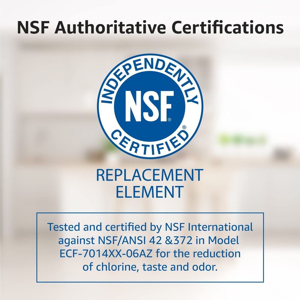 Overbest NSF Certified Pitcher Water Filter, Replacement for Brita® Pitcher