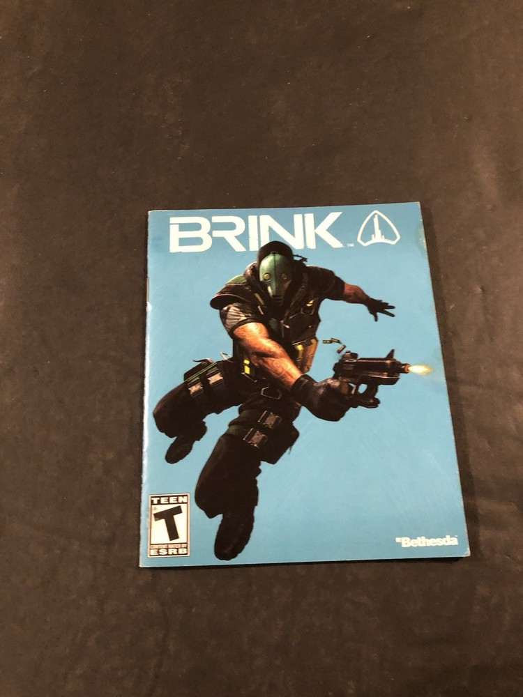 Brink ps3 Manual only