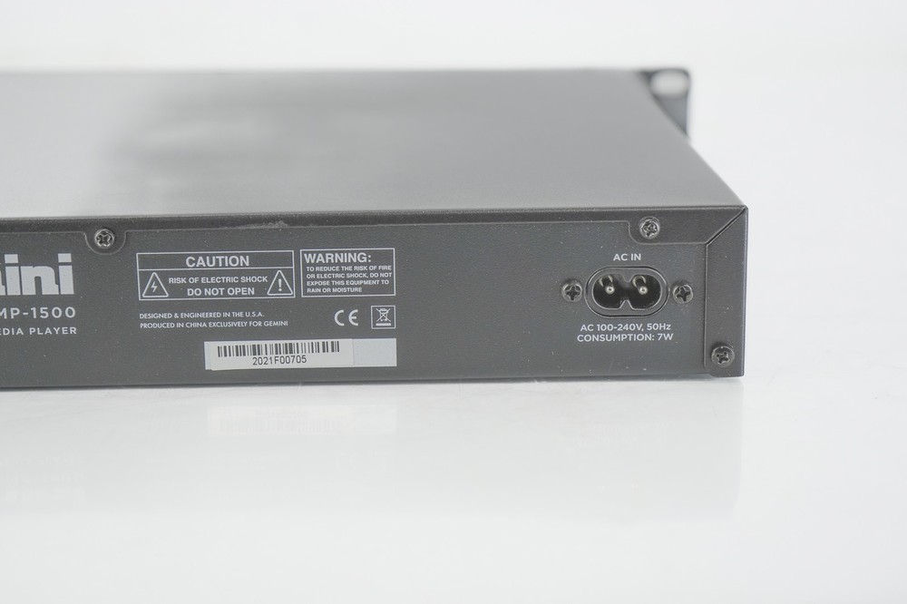 Gemini CDMP-1500 Single 1U CD/MP3/USB Player - ISSUE