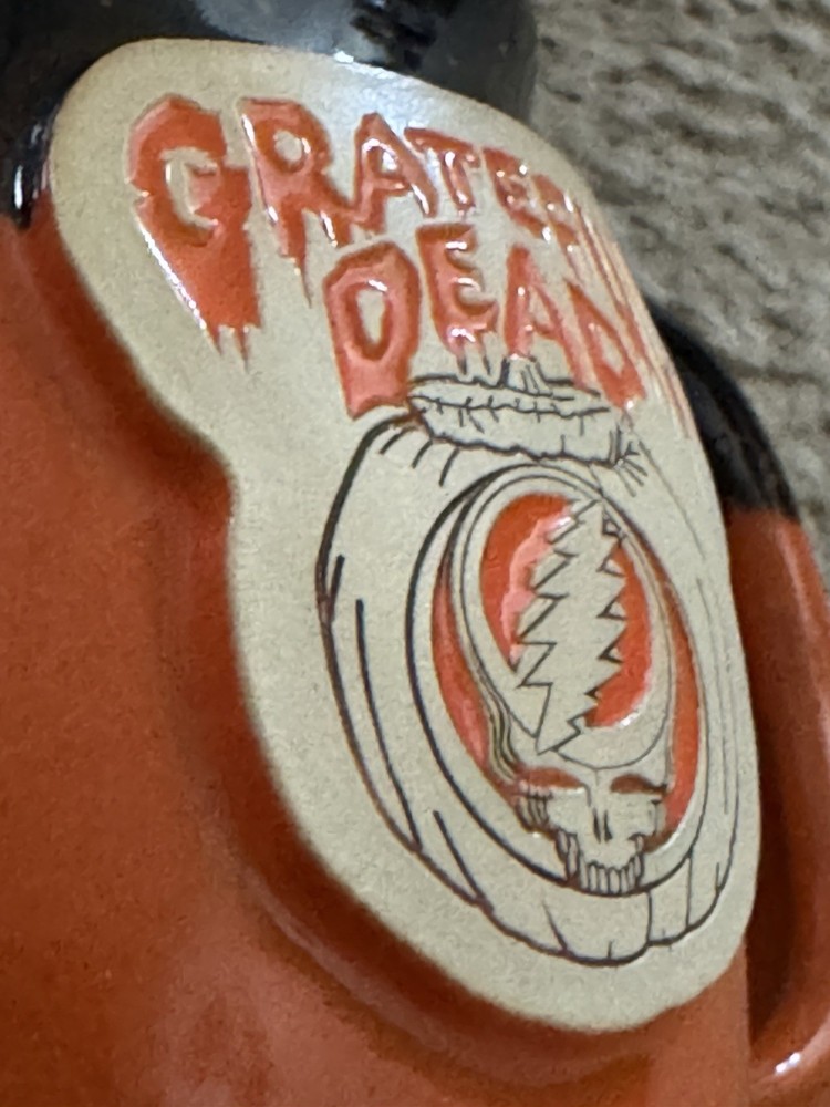 Grateful Dead SYF Pumpkin Java Taster Pottery Mug! Grateful Dead